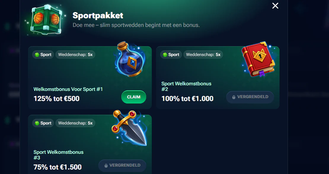 winica casino sportpakket